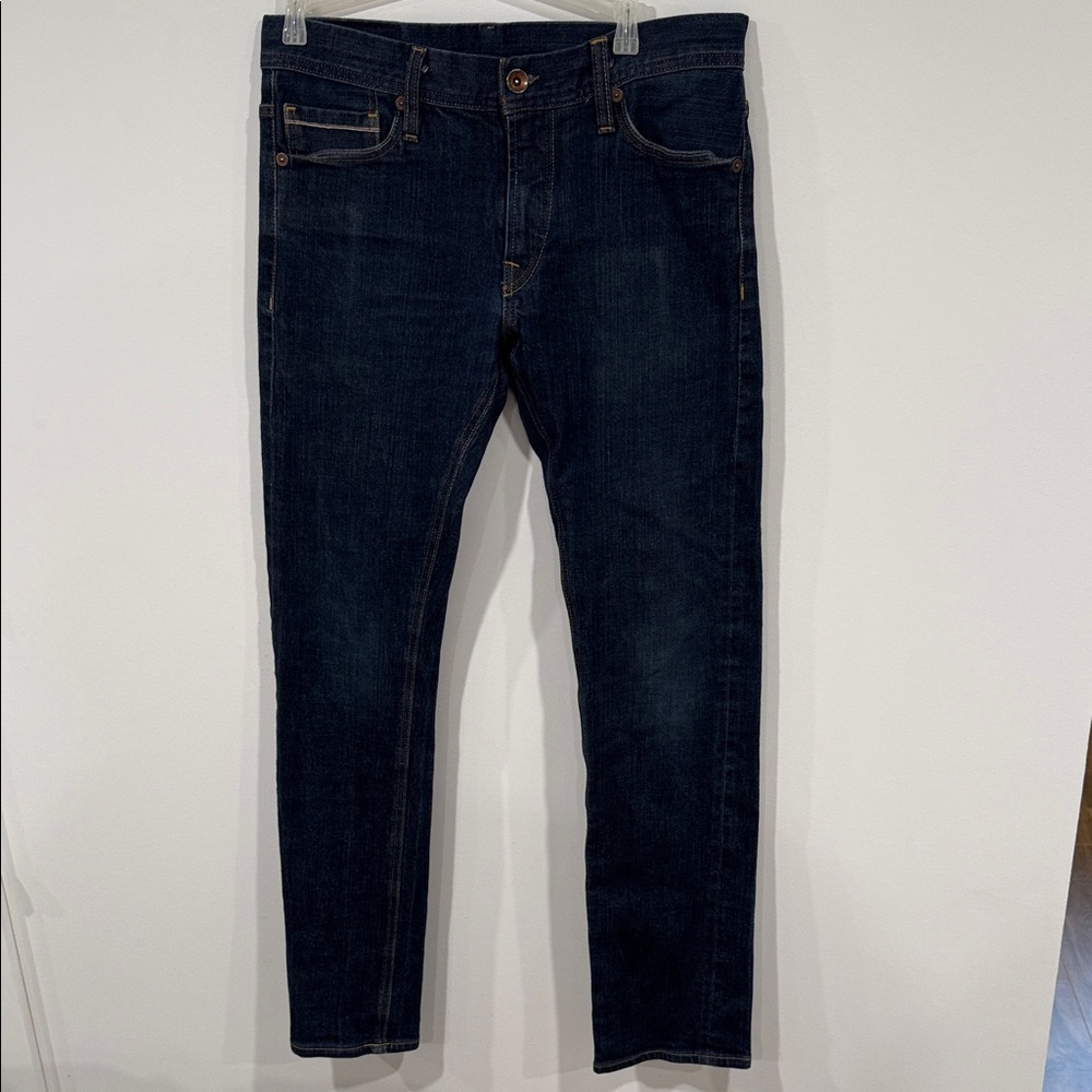 People for Peace Men's Slim Fit Indigo Jeans